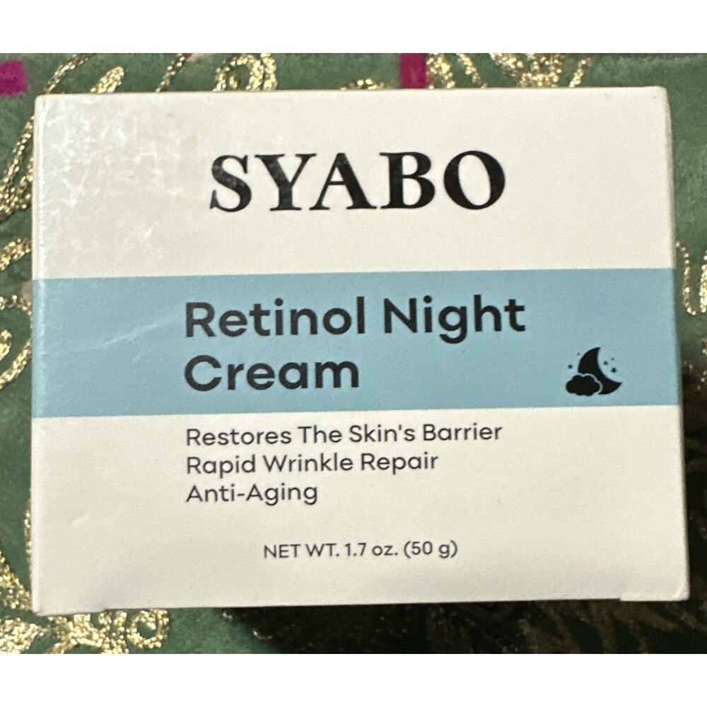 Saybo Retinol Night Cream Rapid Wrinkle Repair Anti-Aging Restores Skin Barrier